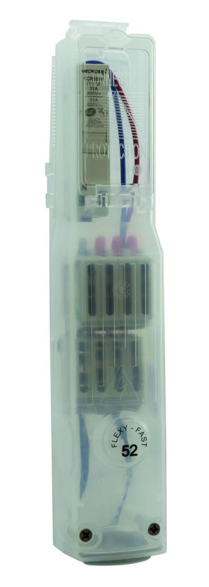 Seifel - Boîtier classe 2 FLEXYFAST 52 + 1CC 10x38 Ph+N bornier 2x4x16mm²