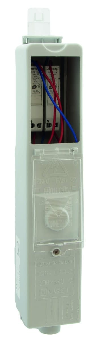 Seifel - Boîtier classe 2 PERFOFAST 72 + 2CC 10x38 Uni+N bornier 2x4x25mm²