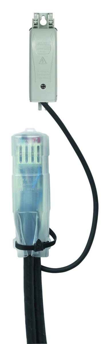 Seifel - Boîtier cand. LIGHTBOX mini 1CC 10x38 Uni+N et bornier 3x4x16 mm² sous coiffe