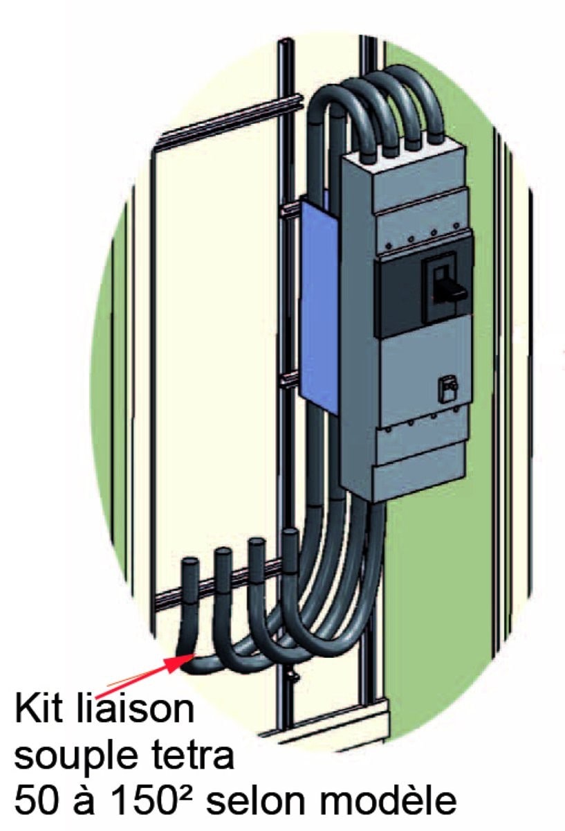 Seifel - Kit liaison câble souple classe II 200A - 50²