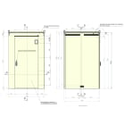 Seifel - Abri de comptage type 4 de couleur ivoire