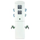 Seifel - Borne CEZEMBRE Radier + 4 PC Mono 10A + 4 Robinets + Trappe - Gris