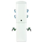 Seifel - Borne CEZEMBRE Radier + 4 PC Mono 16A + 4 Robinets - Gris