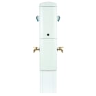 Seifel - Borne CEZEMBRE Tranchée + 2 PC Mono 10A + 2 Robinets - Gris