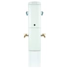 Seifel - Borne CEZEMBRE Tranchée + 2 PC Mono 10A + 2 Robinets + Balisage - Gris