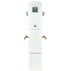 Seifel - Borne CEZEMBRE Tranchée + 2 PC Mono 10A + 2 Robinets + Trappe - Gris