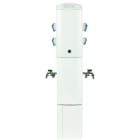 Seifel - Borne CEZEMBRE Tranchée + 4 PC Mono 10A + 4 Robinets + Balisage - Gris