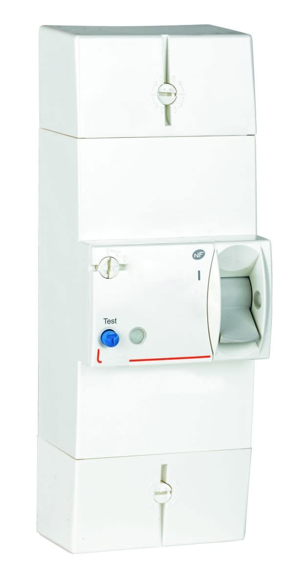 Seifel - Disjoncteur de branchement bipolaire 15/45A-500mA «S»