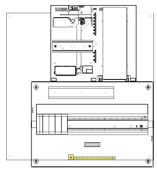 Seifel - Tableau de Cpt/cmde Mono sans AGCP-coffret 14 modules sans contact