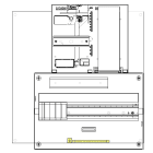 Seifel - Tableau de Cpt/cmde Mono sans AGCP-coffret 14 modules sans contact