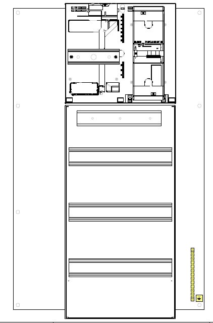 Seifel - Tableau de Cpt/cmde Mono sans AGCP-coffret 3x13 modules sans contacteur