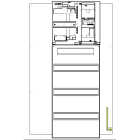 Seifel - Tableau de Cpt/cmde Mono sans AGCP-coffret 3x13 modules sans contacteur