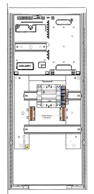 Seifel - Equipement pour borne PAV ou REM EP + 1 contacteur 63 A