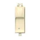 Seifel - Boîtier de façade LIGHTBOX +1 Disj Non diff 16A + T4 mm² - Beige
