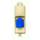Seifel - Boîtier illum. LIGHTBOX + 1 PC CEE + 1 Disj diff 10A-30mA + T4 mm² -Beige
