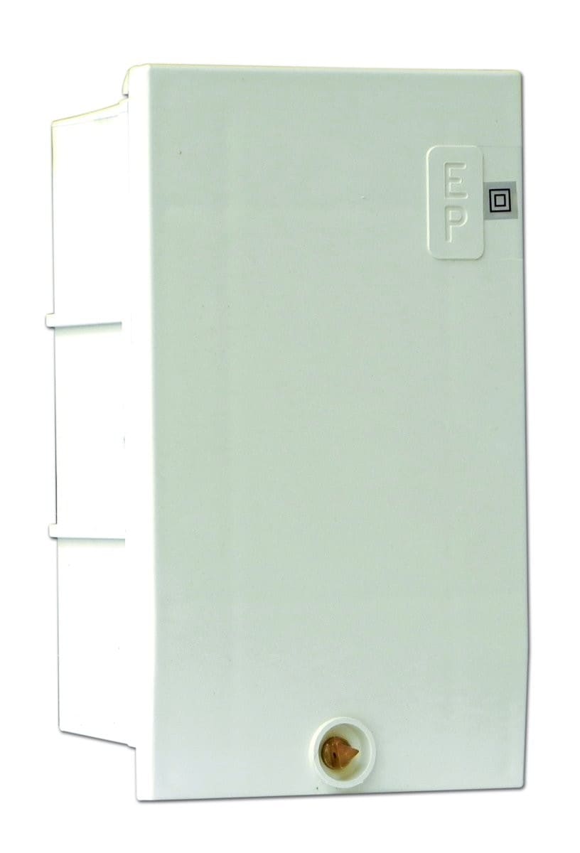 Seifel - Coffret S50 EP +1 bornier 4P+T 25² (pour 4 câbles) +1 disjoncteur mono 10A-300mA