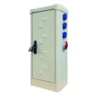 Seifel - Armoire CAIMAN équipée 6 PC Mono 16A + 2 PC Tri+N - RAL 1015