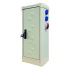 Seifel - Armoire CAIMAN équipée 4 PC Mono 16A + 1 PC Tri+N - RAL 1015