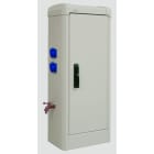 Seifel - Armoire BERMUDES équipée 3 PC Mono 16A et de 2 robinets - RAL 1015