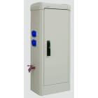 Seifel - Armoire BERMUDES équipée 3 PC Mono 16A et de 2 robinets - RAL 1015