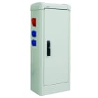 Seifel - Armoire BERMUDES équipée 3 PC Mono 16A + 1 PC Tri+N (droite) - RAL 1015