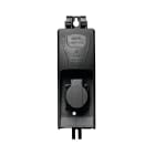 Seifel - Boîtier classe 2 illum. LIGHTBOX +1 PC NF +1 Disj diff 4A-C-30mA +T4mm² - Noir