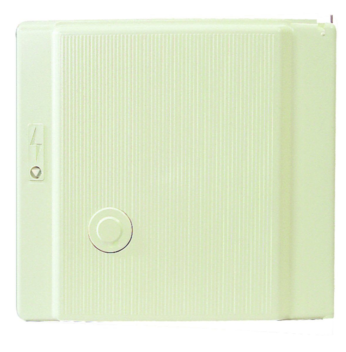 Seifel - Porte pour coffret S15 sans hublot loquet triangle + embase téléreport - Ivoire