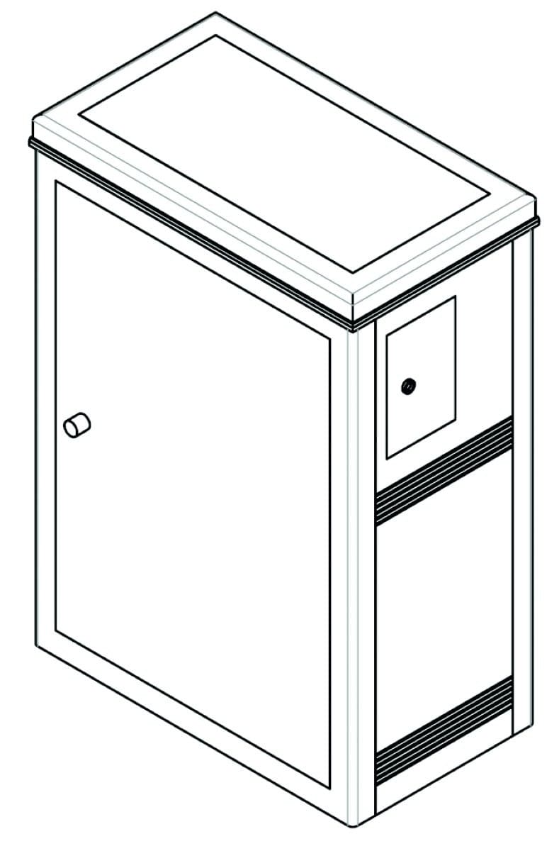 Seifel - Armoire SIGNAL AG 600 équipée d'une clé vachette n°3