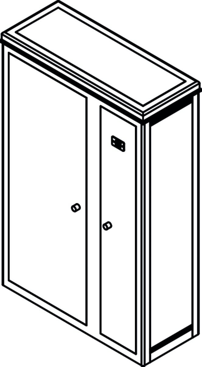 Seifel - Armoire signal HDS petit modèle (barrillet au choix)