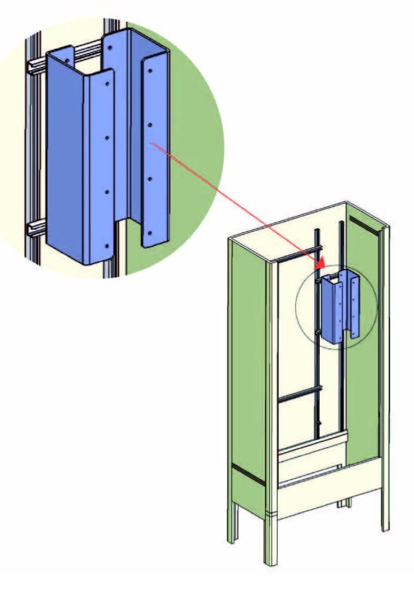 Seifel - Kit réhausse armoire BPS pour AGCP 100/400A