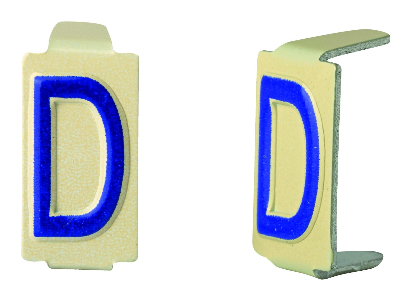 Seifel - Caractère amovible 6x11 lettre D - conditionnement par sachet de 25 unités