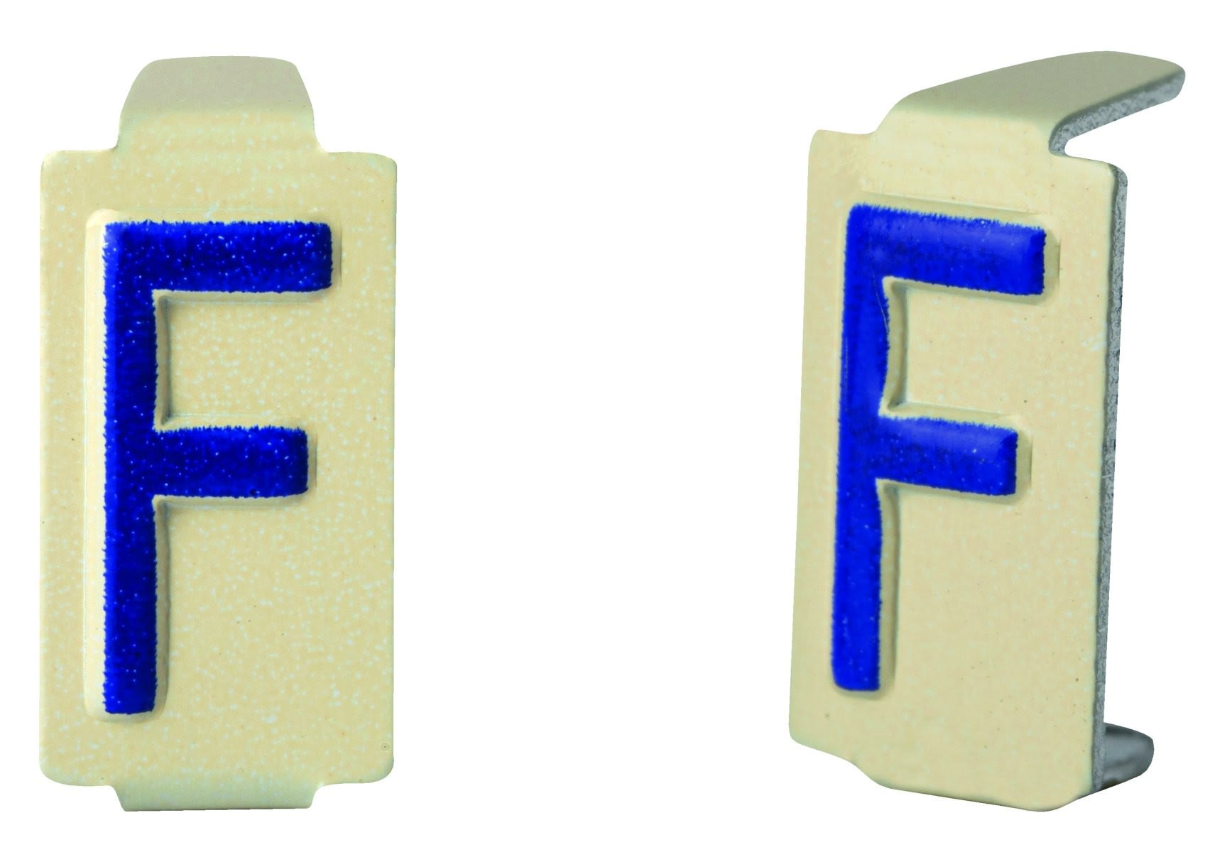 Seifel - Caractère amovible 6x11 lettre F - conditionnement par sachet de 25 unités