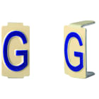 Seifel - Caractère amovible 6x11 lettre G - conditionnement par sachet de 25 unités