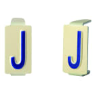 Seifel - Caractère amovible 6x11 lettre J - conditionnement par sachet de 25 unités