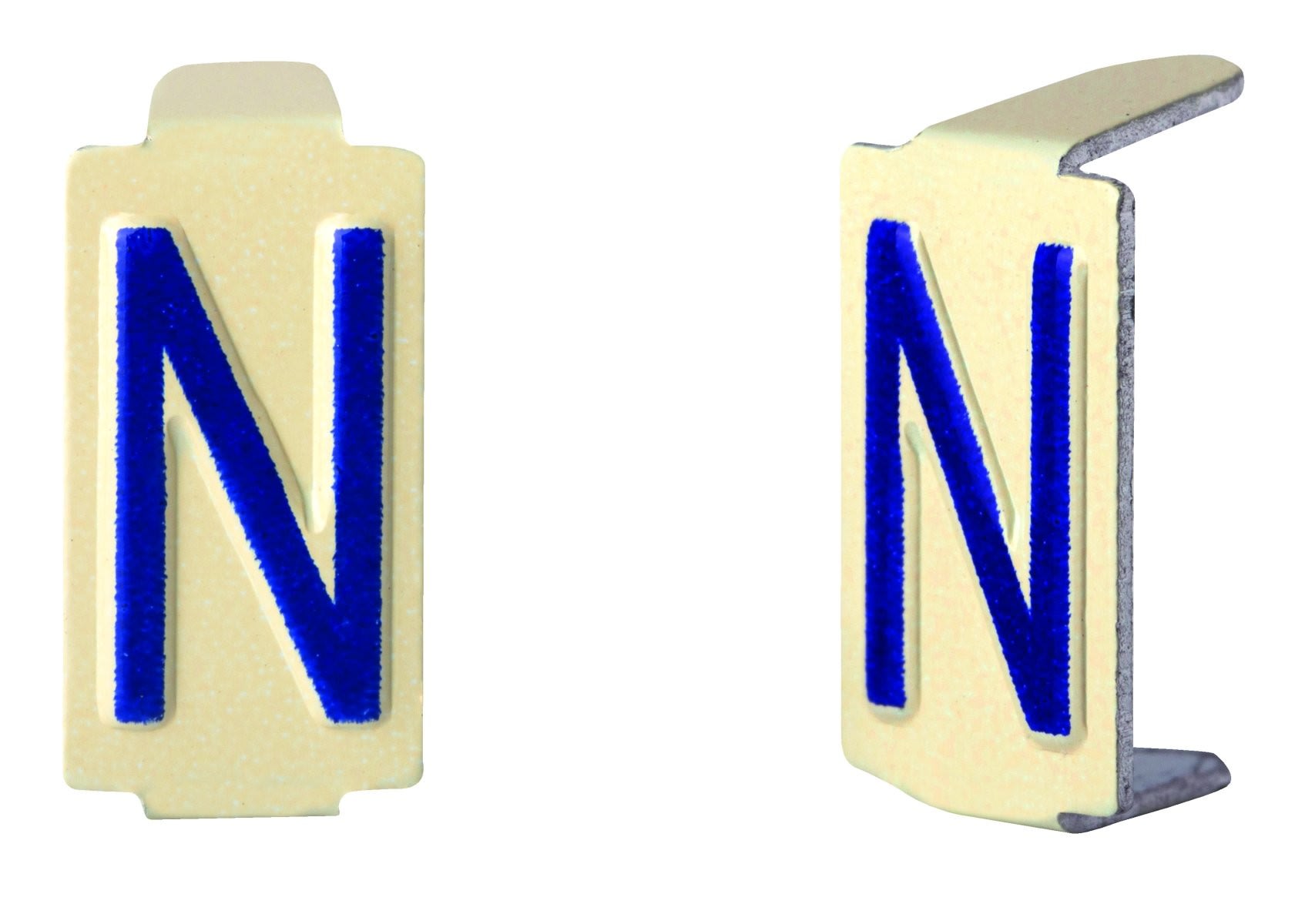 Seifel - Caractère amovible 6x11 lettre N - conditionnement par sachet de 25 unités