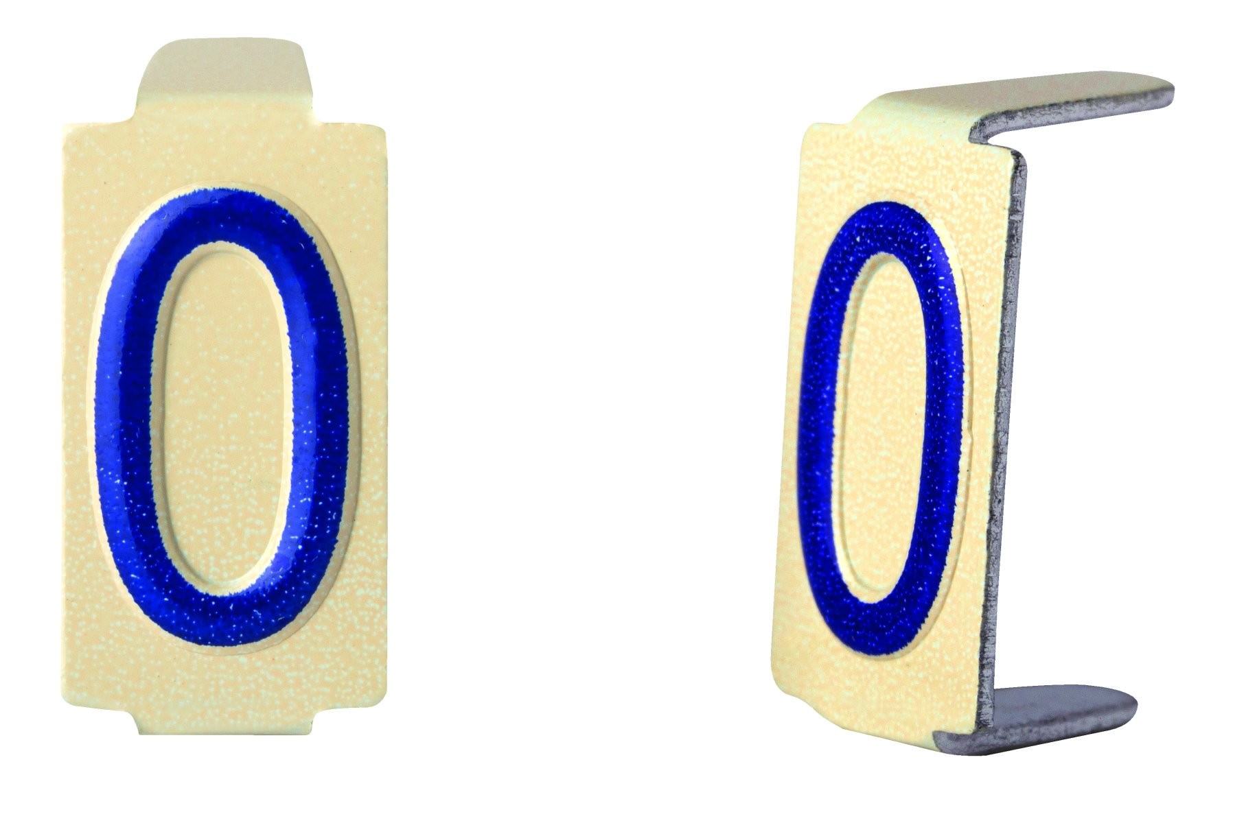 Seifel - Caractère amovible 6x11 lettre O - conditionnement par sachet de 25 unités