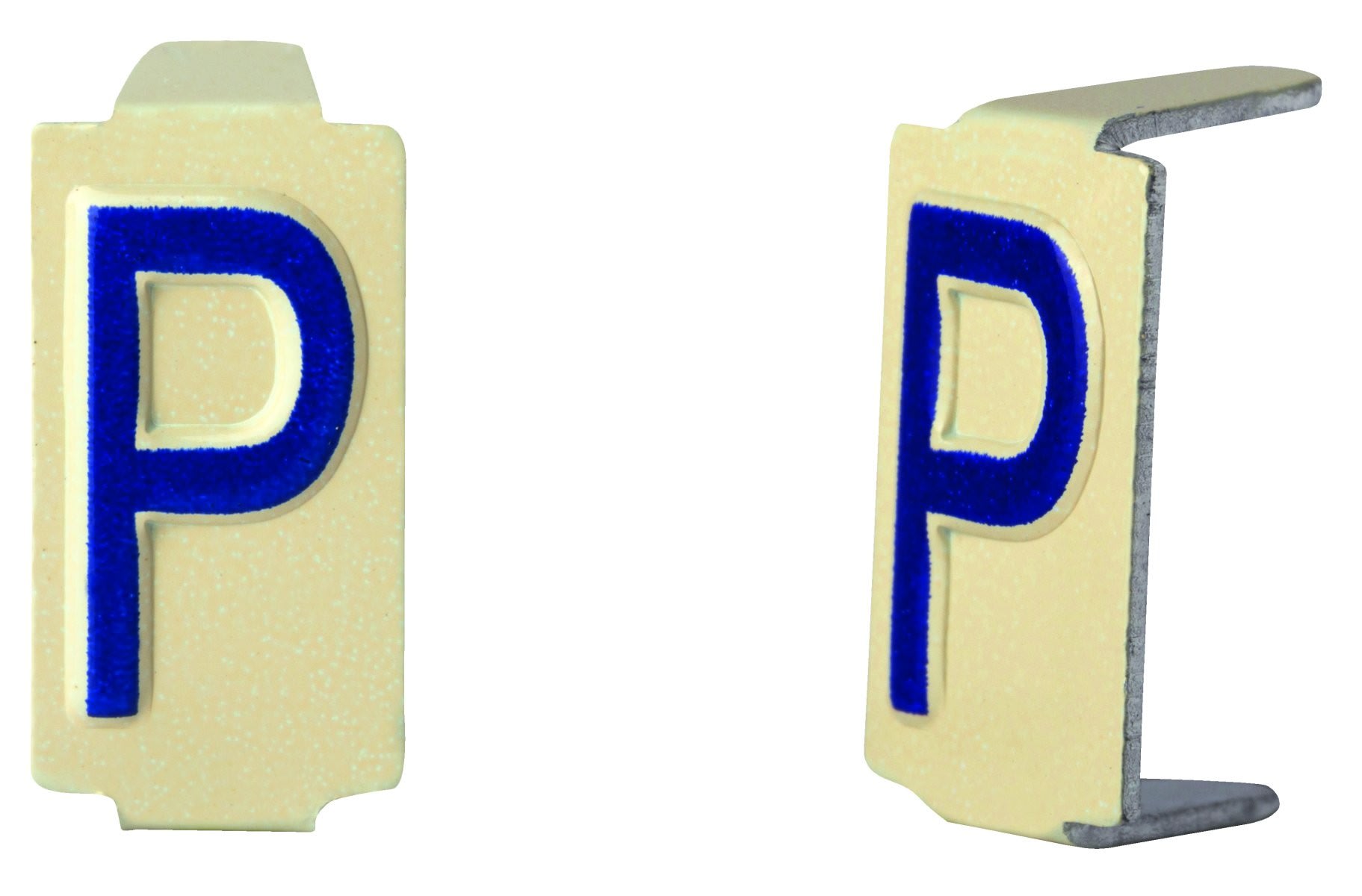 Seifel - Caractère amovible 6x11 lettre P - conditionnement par sachet de 25 unités