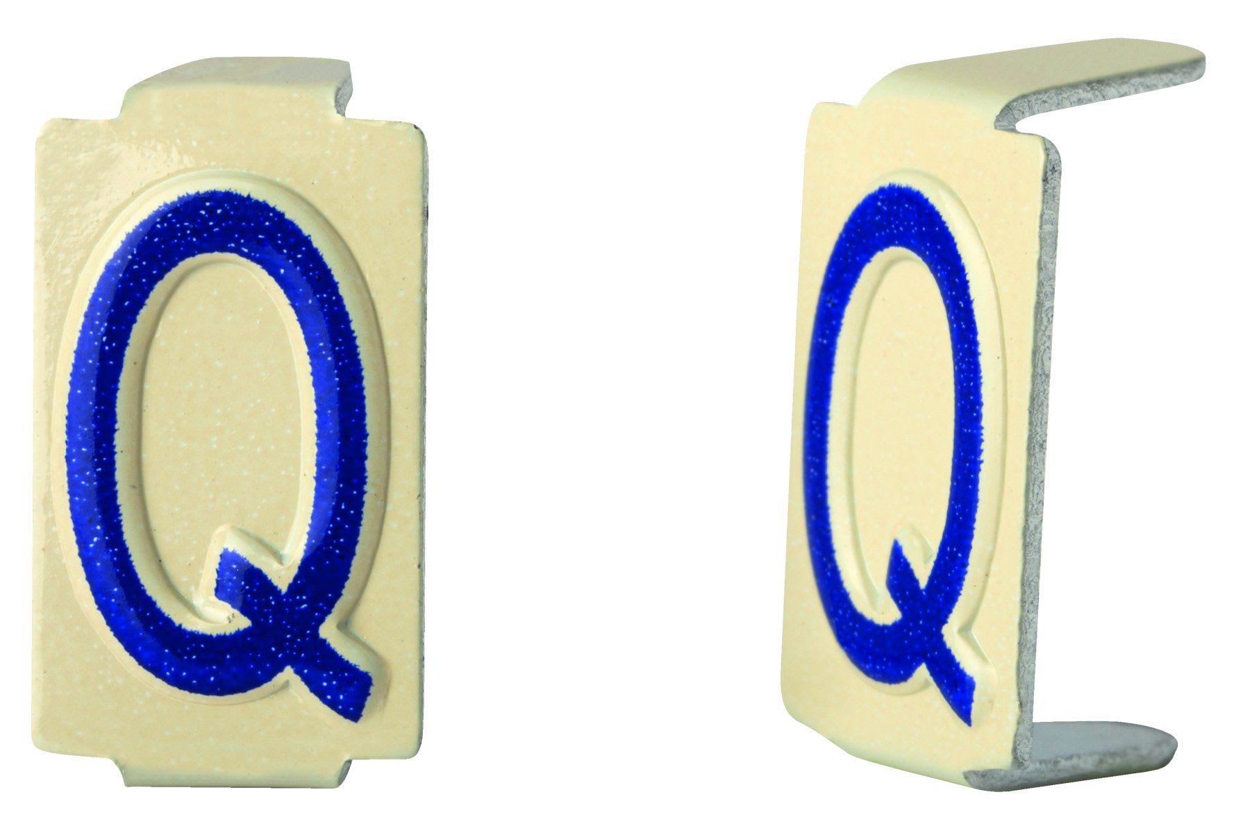 Seifel - Caractère amovible 6x11 lettre Q - conditionnement par sachet de 25 unités