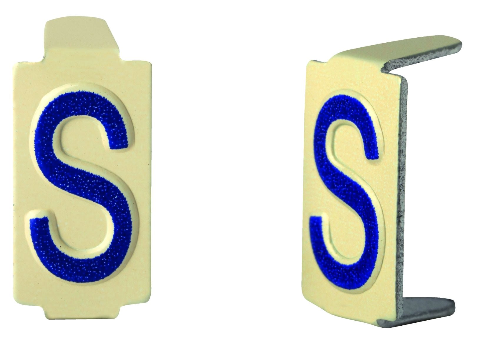 Seifel - Caractère amovible 6x11 lettre S - conditionnement par sachet de 25 unités