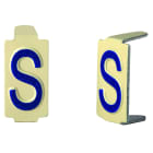 Seifel - Caractere amovible 6x11 lettre S - conditionnement par sachet de 25 unites