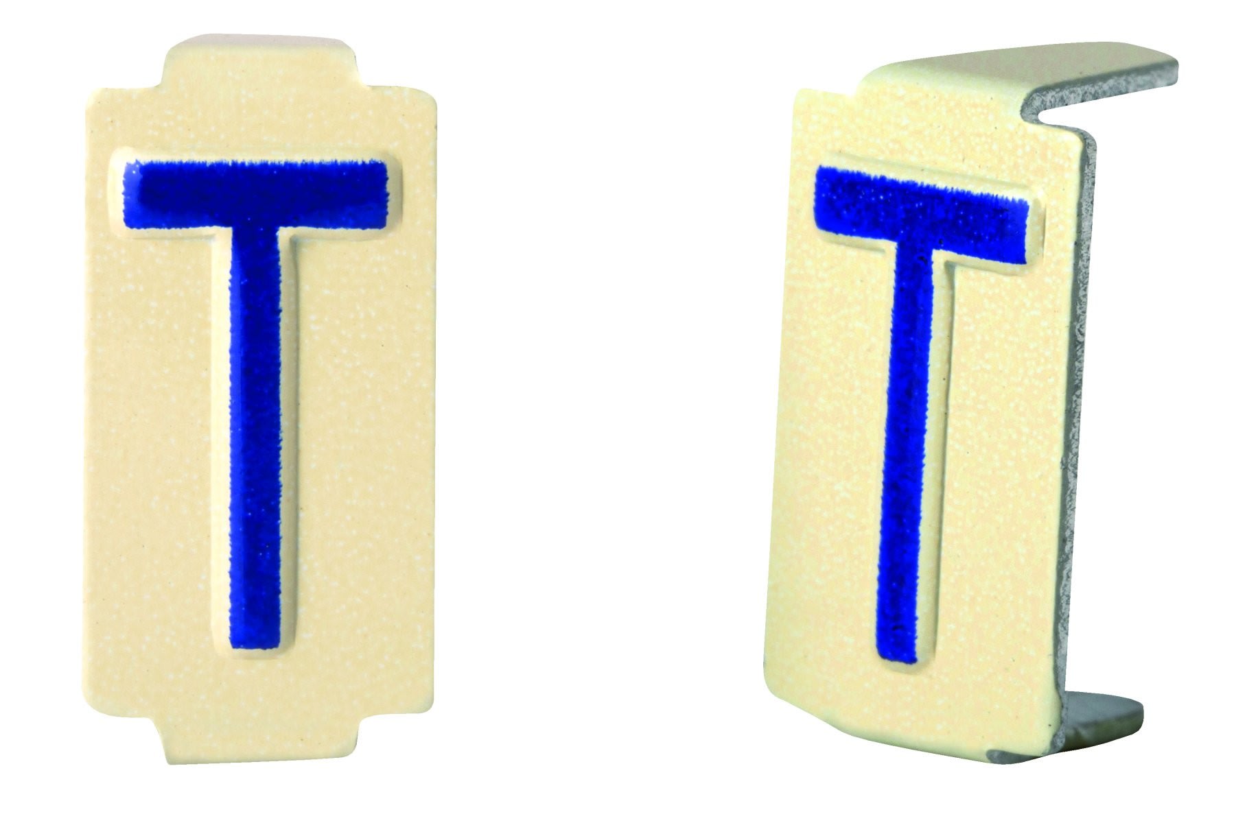 Seifel - Caractère amovible 6x11 lettre T - conditionnement par sachet de 25 unités