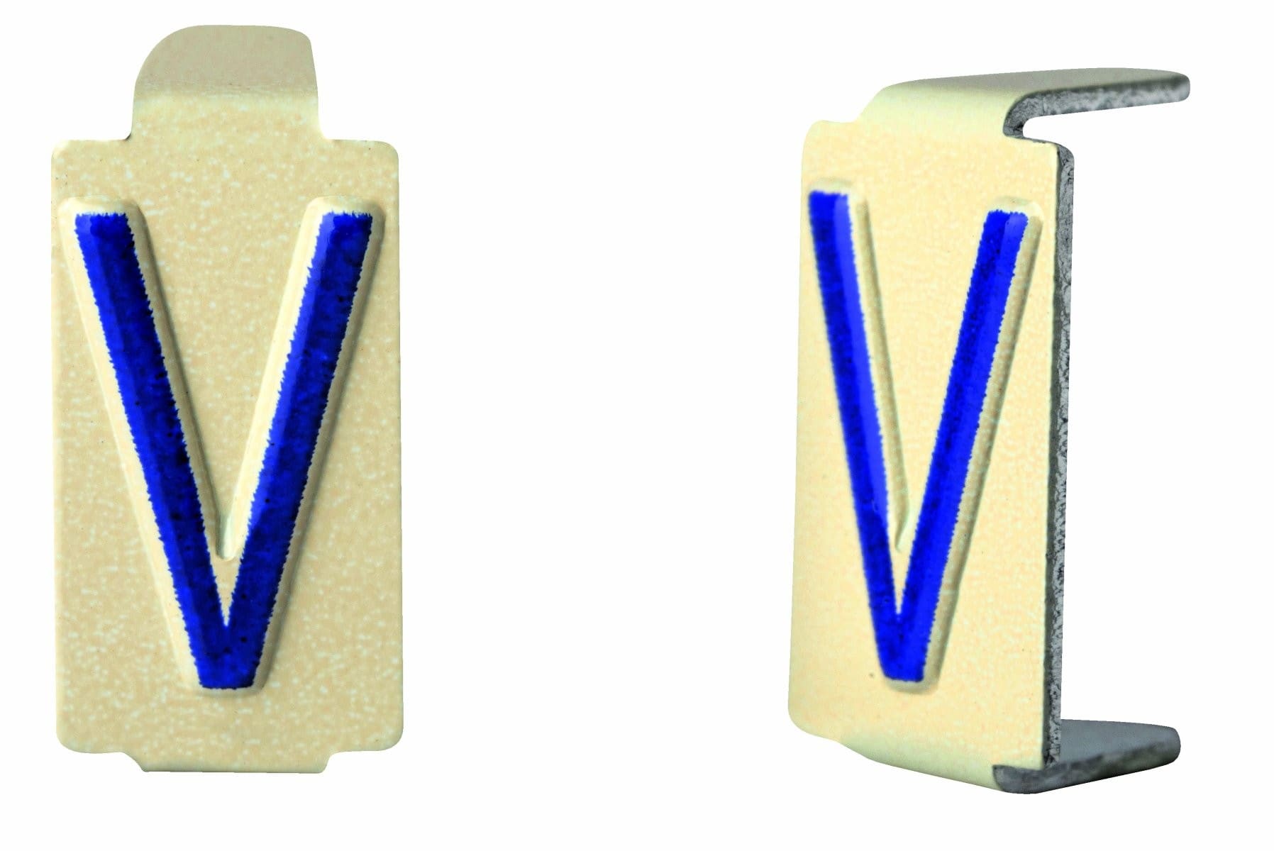 Seifel - Caractère amovible 6x11 lettre V - conditionnement par sachet de 25 unités