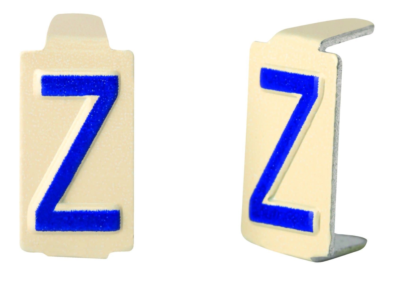 Seifel - Caractère amovible 6x11 lettre Z - conditionnement par sachet de 25 unités