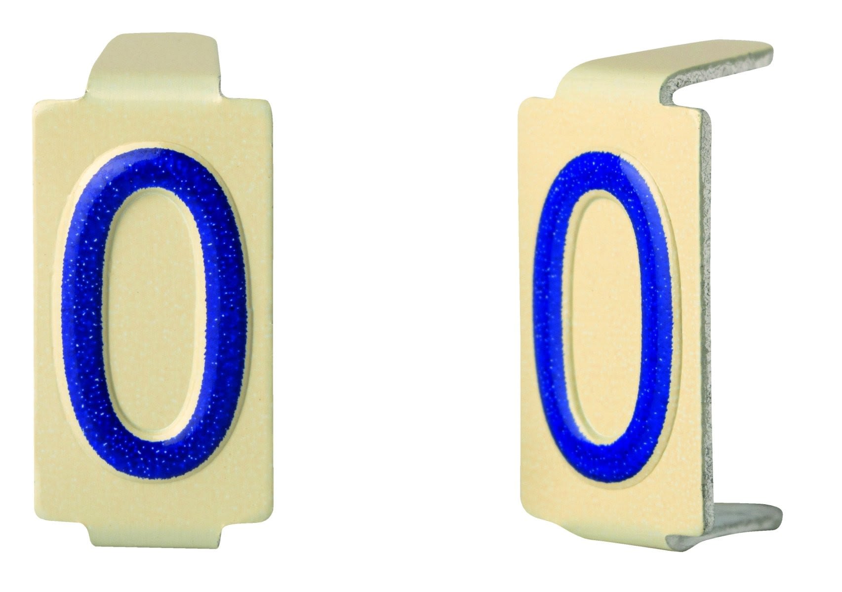 Seifel - Caractère amovible 6x11 chiffre 0 - conditionnement par sachet de 25 unités