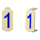 Seifel - Caractère amovible 6x11 chiffre 1 - conditionnement par sachet de 25 unités