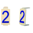 Seifel - Caractère amovible 6x11 chiffre 2 - conditionnement par sachet de 25 unités