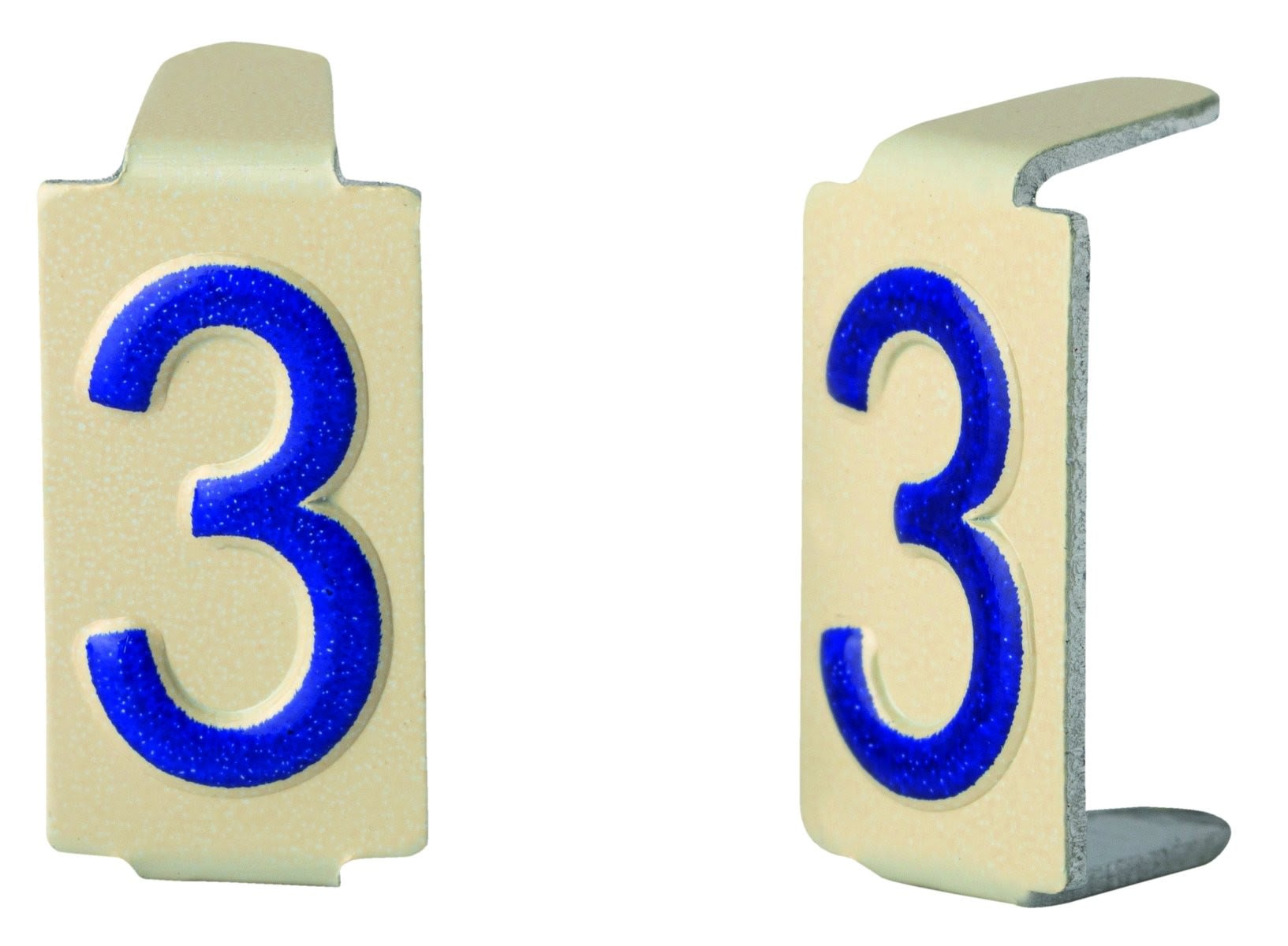 Seifel - Caractère amovible 6x11 chiffre 3 - conditionnement par sachet de 25 unités