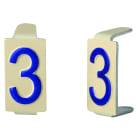 Seifel - Caractère amovible 6x11 chiffre 3 - conditionnement par sachet de 25 unités