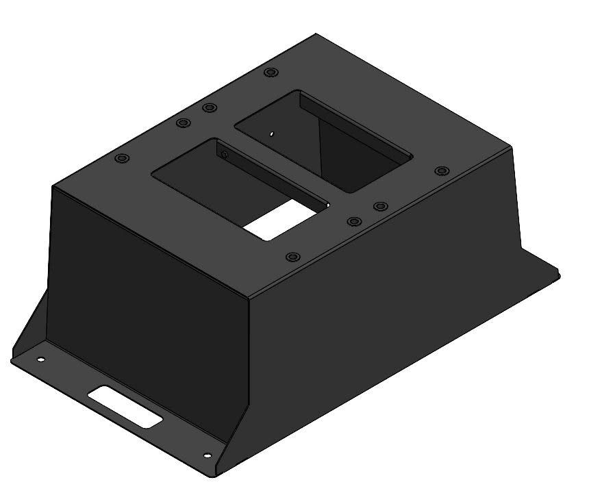 Seifel - Socle double dos à dos IRVE pour parking avec terrassement