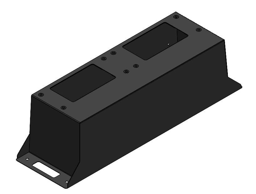 Seifel - Socle double côte à côte IRVE pour parking avec terrassement